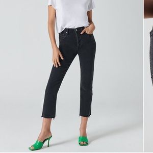 Aritzia Denim Forum The Arlo High Rise Straight 28L